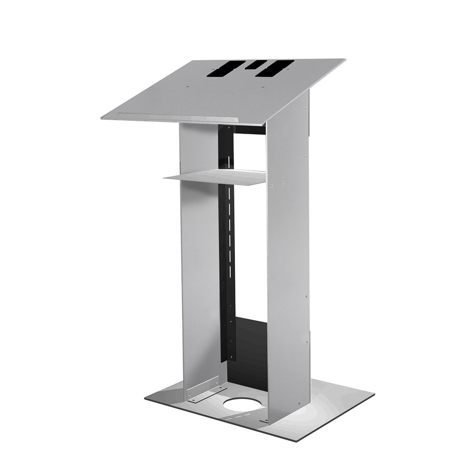 K5 lectern / podium- light grey from Urbann Products rear view